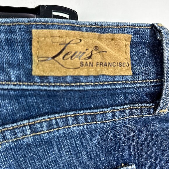 Levi's San Francisco | Demi Curve Straight Leg Jeans | Mid-Rise Denim Size 12/31 - Picture 11 of 16